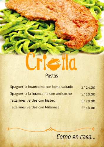 Criolla Restaurante - Gastronomía y hostelería