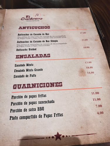Opinii despre El Cuatrero în Trujillo - Gastronomía y hostelería