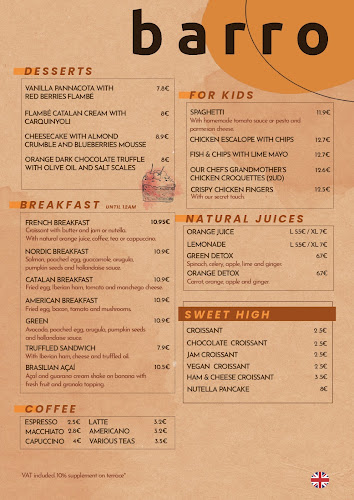 Barro Barcelona - Gastronomía y hostelería