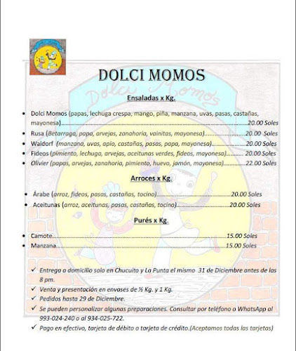 Opinii despre Dolci Momos în Callao - Gastronomía y hostelería