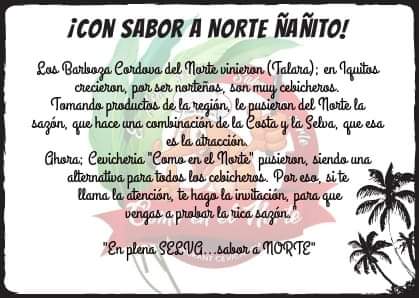 Comentarii opinii despre Cebicheria "Como En El Norte"