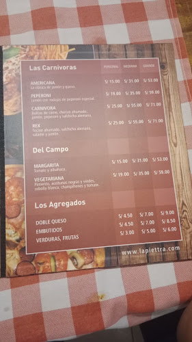 La Piettra Pizzas y Pastas Chimbote