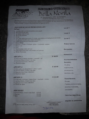 Salon de Recepciones Bella Norita