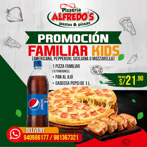 Alfredo's pastas & pizzas