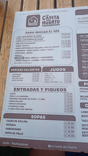 La Casita del Huerto - Gastronomía y hostelería