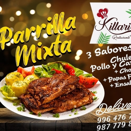 Recreo Turístico Killari - Gastronomía y hostelería