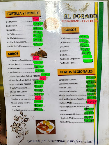 Opinii despre Restauran Cevicheria El Dorado în Yurimaguas - Gastronomía y hostelería