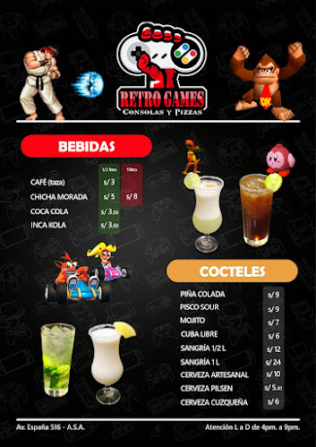 Opinii despre Retro Games, consolas y pizzas în Alto Selva Alegre - Gastronomía y hostelería