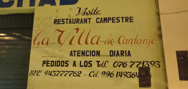 Opinii despre La Villa de Cantanje în Celendín - Gastronomía y hostelería
