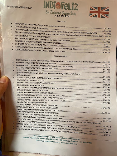 Restaurant Bistro Bar Indio Feliz - Gastronomía y hostelería