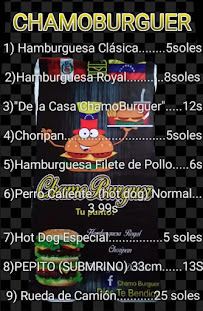 Opinii despre Hamburguesas Chamo Burguer în Ilo - Gastronomía y hostelería