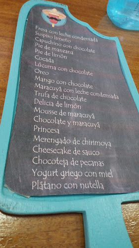 Opinii despre Zacateca Paletas Mexicanas în Surquillo - Gastronomía y hostelería