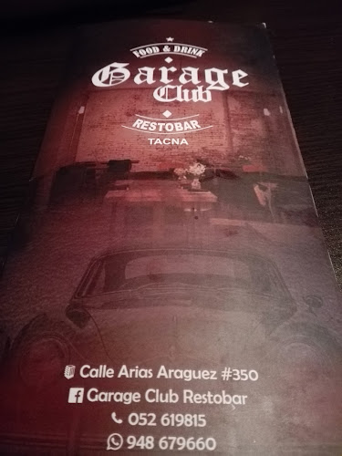 Opinii despre Garage Club în Tacna - Gastronomía y hostelería