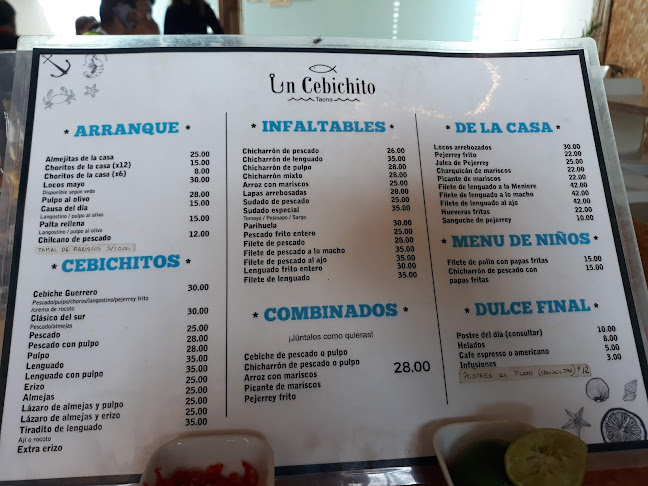 Un Cebichito Tacna - Gastronomía y hostelería