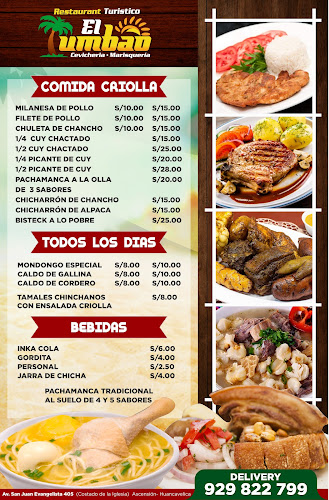 Opinii despre Restaurant turistico - Cevicheria - Marisquería "EL TUMBAO". în Huancavelica - Gastronomía y hostelería