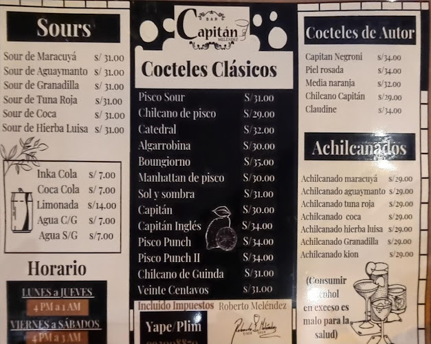 Opinii despre Bar Capitán Meléndez în Miraflores - Gastronomía y hostelería