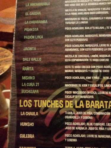 Bar "La barata" - Pucallpa