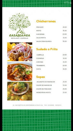 Opinii despre Casablanca Hospedaje Restaurante în Independencia - Gastronomía y hostelería