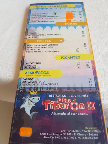 Opinii despre Rey Tiburon II în Sullana - Gastronomía y hostelería