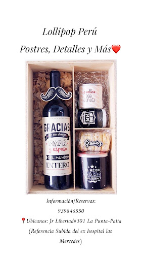 Lollipop Perú Postres Detalles y Más - Gastronomía y hostelería