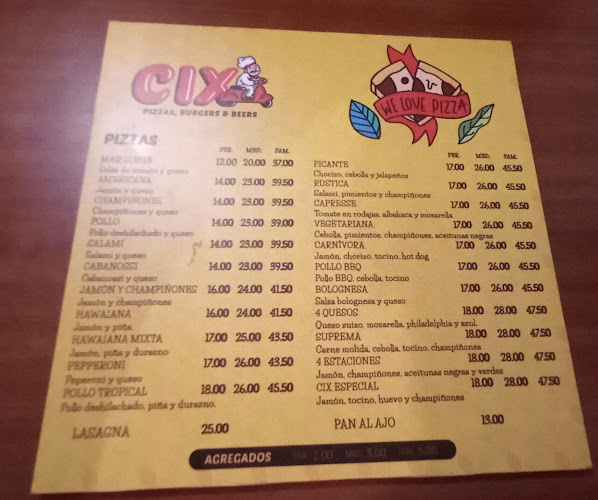 Cix - Pizzas y Hamburguesas (Las Musas) - Chiclayo