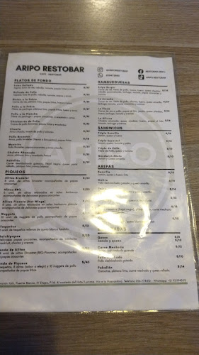 Opinii despre ARIPO RESTOBAR în Ica - Gastronomía y hostelería