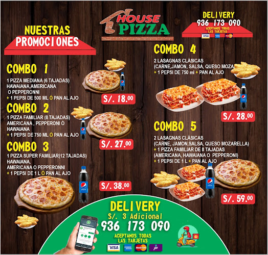 Opinii despre House Pizza în Ate - Gastronomía y hostelería