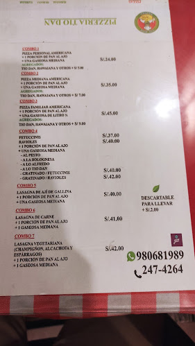 Pizzería Tio Dan - Barranco