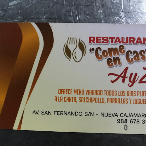 RESTAURANTE JUGUERIA COME EN CASA - Gastronomía y hostelería