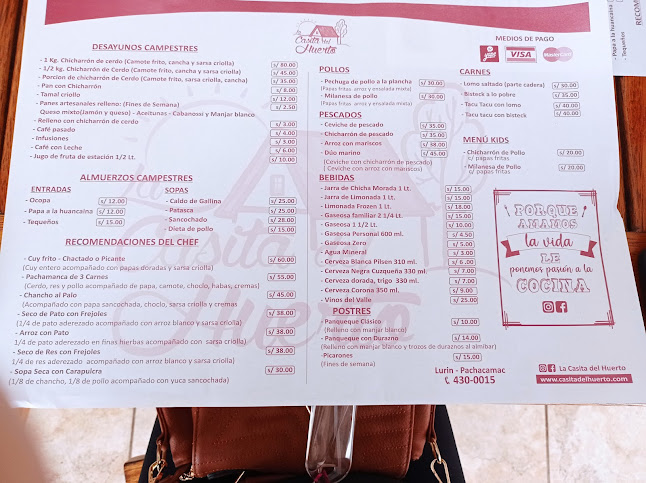 Opinii despre La Casita del Huerto în Lurín - Gastronomía y hostelería