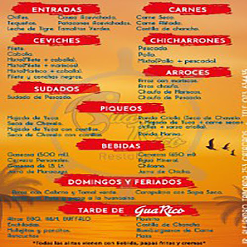 Opinii despre Gua'rico restobar în Catacaos - Gastronomía y hostelería