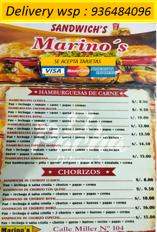 Opinii despre Sandwiches Marinos în Tacna - Gastronomía y hostelería