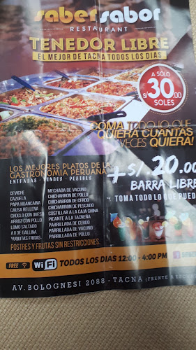 Opinii despre Restaurante Saber Sabor în Tacna - Gastronomía y hostelería