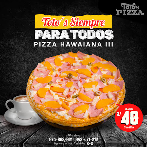 Opinii despre Toto's Pizza Huancayo în Huancayo - Gastronomía y hostelería