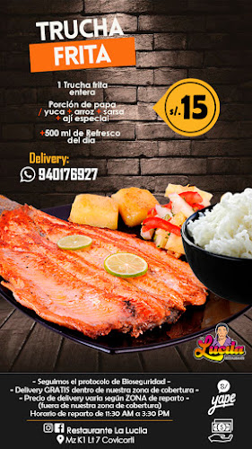 Opinii despre RESTAURANTE "La Lucila" în Trujillo - Gastronomía y hostelería