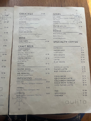 Opinii despre Aulita Restaurante în Cusco - Gastronomía y hostelería