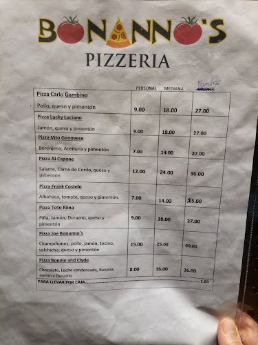 Pizzería Bonannos - Gastronomía y hostelería