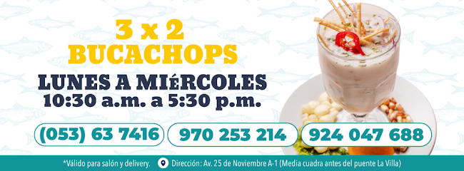 Opinii despre La Bucanera-Pescados y Mariscos în Moquegua - Gastronomía y hostelería