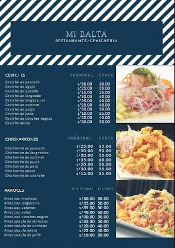 Opinii despre Cevichería Mi Balta în Tumbes - Gastronomía y hostelería