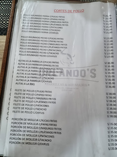 Orlando’s Parrillas & Ahumados - Pucallpa