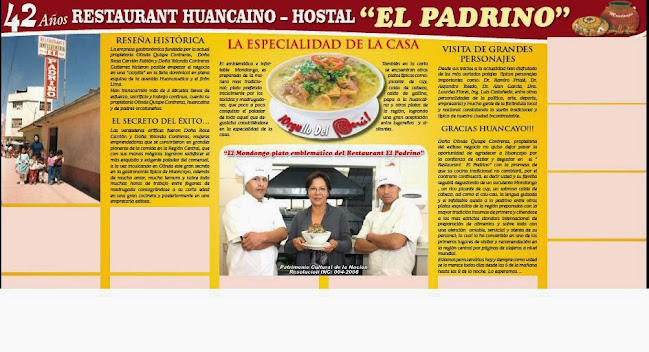 El Padrino Restaurante Tradicional Huancaino - Gastronomía y hostelería