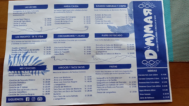 Dmimar Barra Cevichera Criolla.