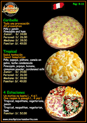 Snack Pizzeria Saborita. - Cusco