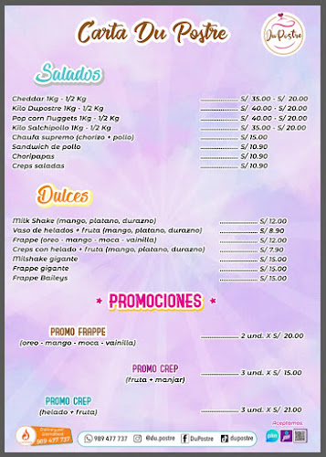 Opinii despre Dupostre y La Terraza în Huancayo - Gastronomía y hostelería