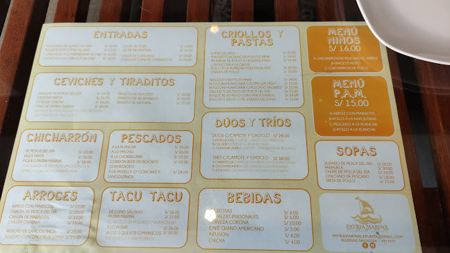 Restaurante Patria Marina La Punta - La Punta