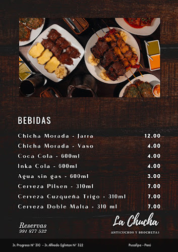 Opinii despre "LA CHUCHA ANTICUCHOS" în Pucallpa - Gastronomía y hostelería