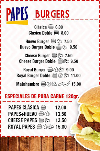 PAPES - Hamburguesas, Salchipapas, Pizzas - Caraz