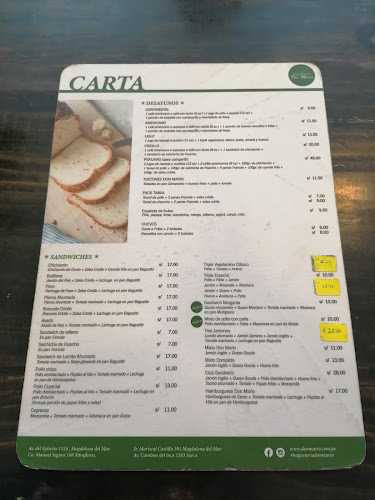 Opinii despre Baguetería Don Mario în San Isidro - Gastronomía y hostelería