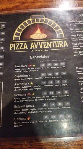 Opinii despre Pizza La Avventura - La Auténtica în Cusco - Gastronomía y hostelería