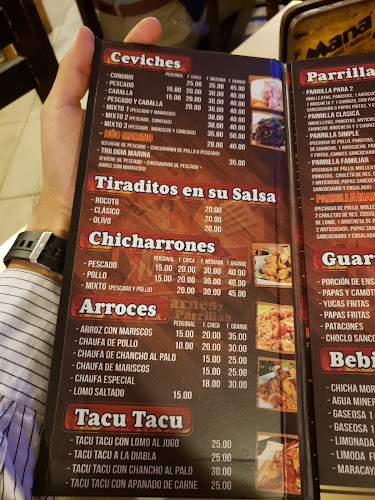 El Maná, Carnes y Parrilladas, Cevichería - Piura